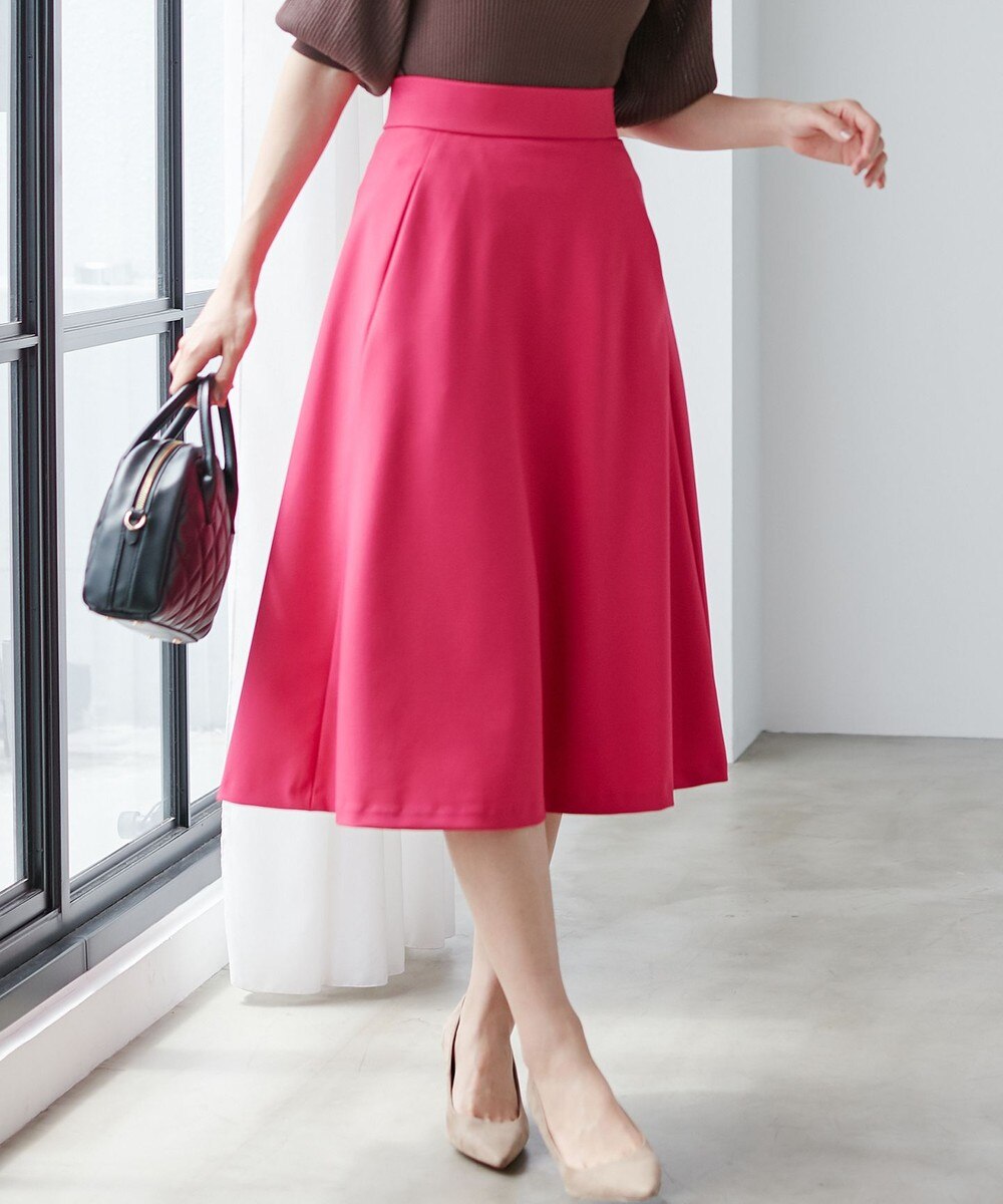 【オンワード】 組曲>スカート 【洗える】GEMINI フレアスカート ピンク 3 レディース 【オンワード】 組曲>スカート 【洗える】GEMINI フレアスカート ピンク 3 レディース