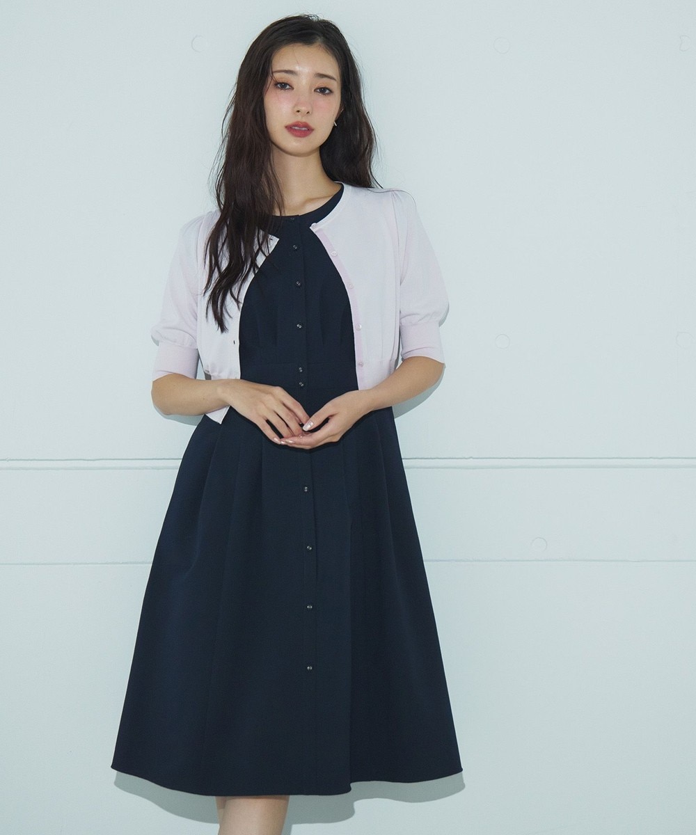 【オンワード】 TOCCA>ワンピース 【洗える・UVカット・吸水速乾・消臭】FLAPPING OF BUTTERFLY ドレス ネイビー 2 レディース 【オンワード】 TOCCA>ワンピース 【洗える・UVカット・吸水速乾・消臭】FLAPPING OF BUTTERFLY ドレス ネイビー 2 レディース