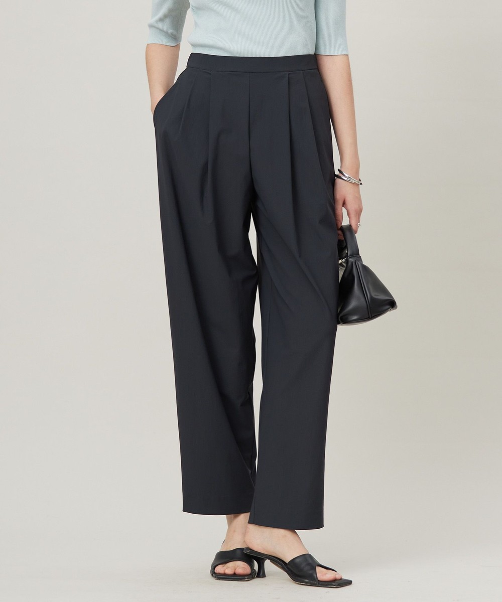 【オンワード】 ICB>パンツ 【接触冷感・UVカット・防シワ・洗える】 アトラストリコット テーパードパンツ チャコール XS レディース 【オンワード】 ICB>パンツ 【接触冷感・UVカット・防シワ・洗える】 アトラストリコット テーパードパンツ チャコール XS レディース