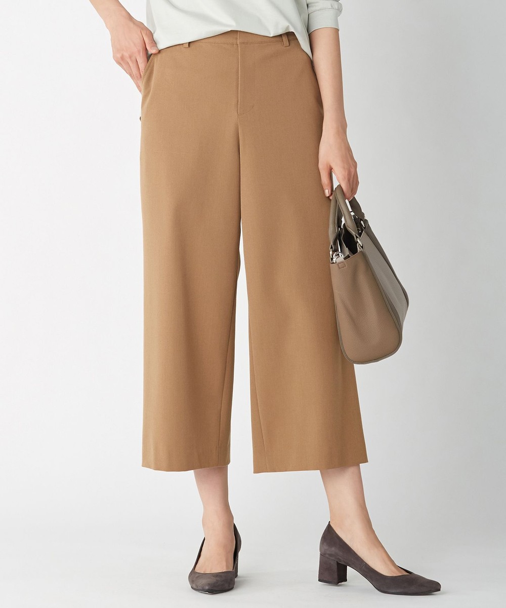 【オンワード】 J.PRESS LADIES>パンツ 【洗える】T/Rアルガンシルク ワイド パンツ キャメル 13 レディース 【オンワード】 J.PRESS LADIES>パンツ 【洗える】T/Rアルガンシルク ワイド パンツ キャメル 13 レディース