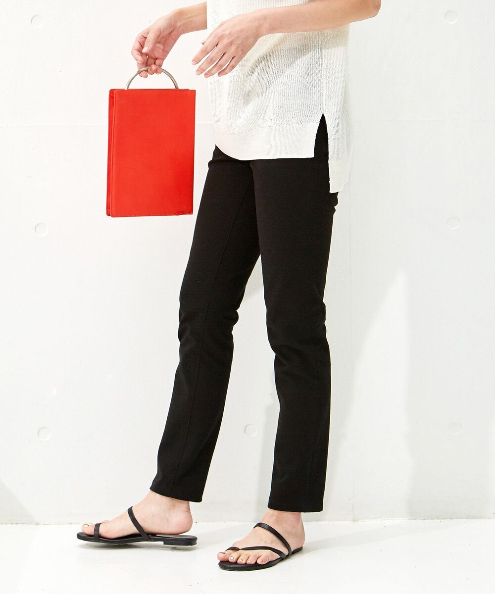 【オンワード】 ICB L>パンツ 【マガジン掲載】Skinny パンツ(番号CD22) カーキ 46 レディース 【送料無料】