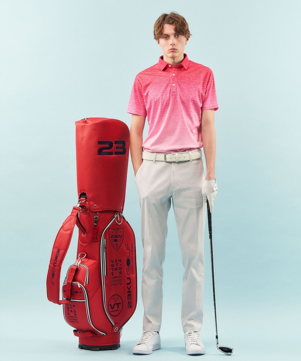 【オンワード】 23区GOLF>雑貨/ホビー/スポーツ 【UNISEX】ツアーモデル キャディバッグ レッド F メンズ