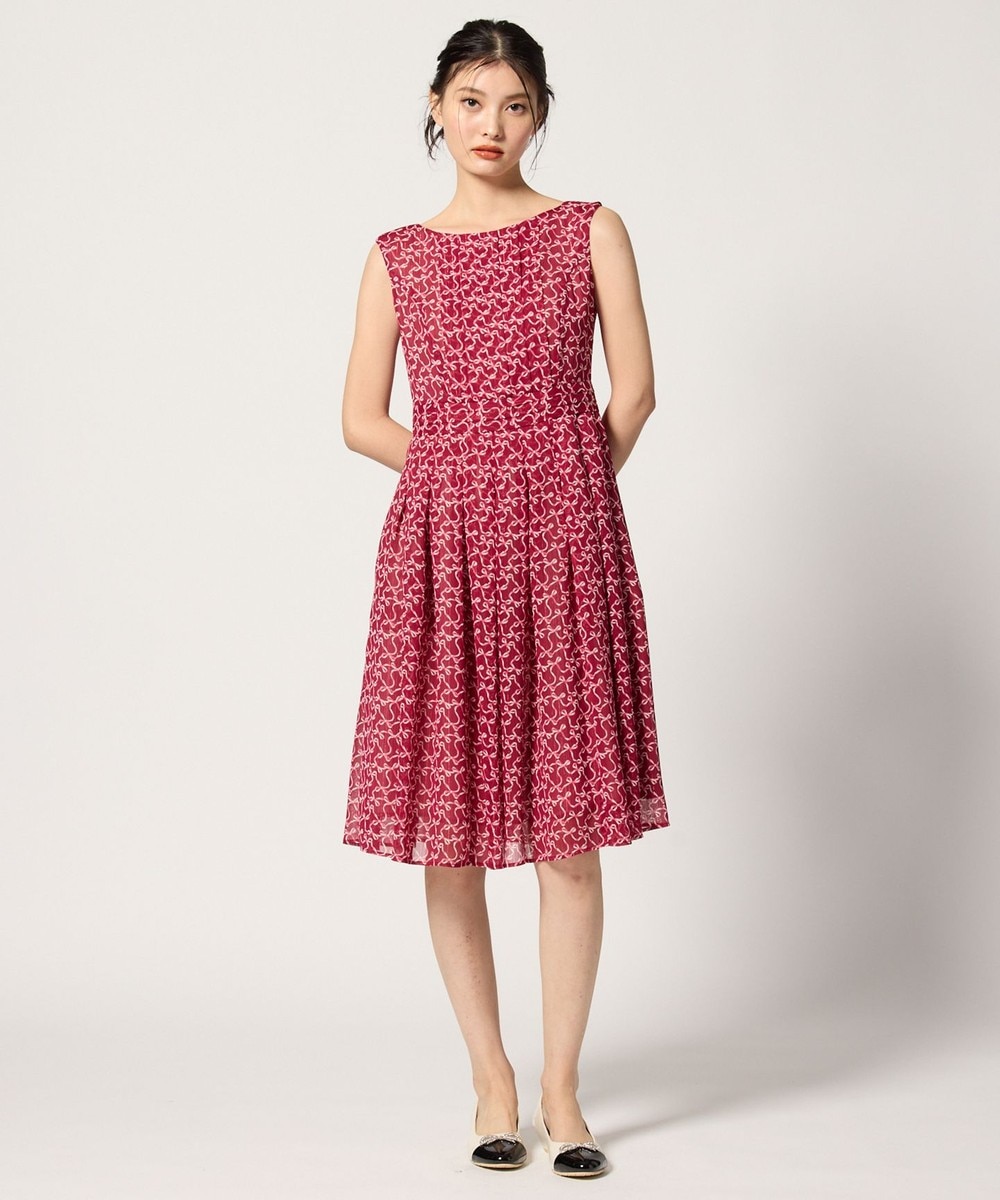 【オンワード】 TOCCA>ワンピース 【00サイズあり・洗える・消臭】RIBBON AND RIBBON ドレス ワイン 6 レディース 【オンワード】 TOCCA>ワンピース 【00サイズあり・洗える・消臭】RIBBON AND RIBBON ドレス ワイン 6 レディース
