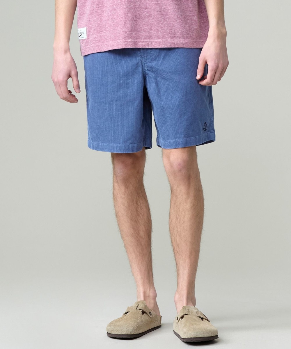 【オンワード】 J.PRESS MEN>パンツ 【NYUZELESS】コットンコーデュロイスウィム ショーツ ブルー M メンズ 【オンワード】 J.PRESS MEN>パンツ 【NYUZELESS】コットンコーデュロイスウィム ショーツ ブルー M メンズ