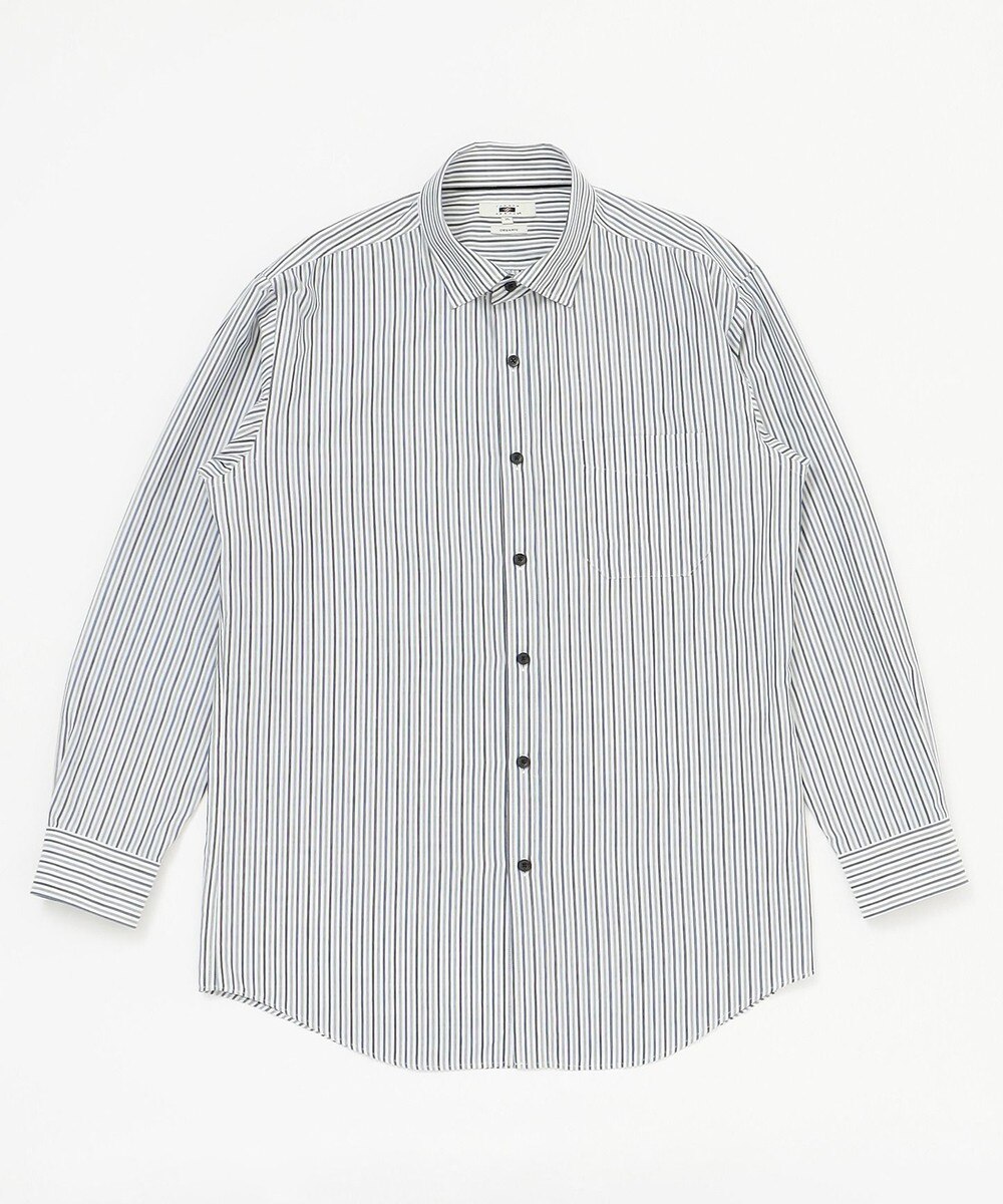 【オンワード】 JOSEPH ABBOUD>トップス 【キングサイズ】JCサテンストライプ シャツ ダークブラウン 3L メンズ 【送料無料】