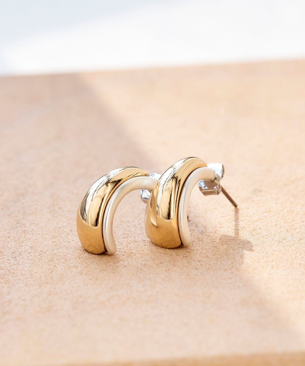 メタルコンビラインピアス