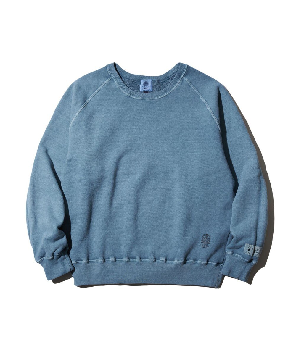 【オンワード】 J.PRESS MEN>トップス 【J.PRESS ORIGINALS】SUPER SOFT FLEECE RAGLAN SWEATSHIRT / MOC-T ブルー LL メンズ