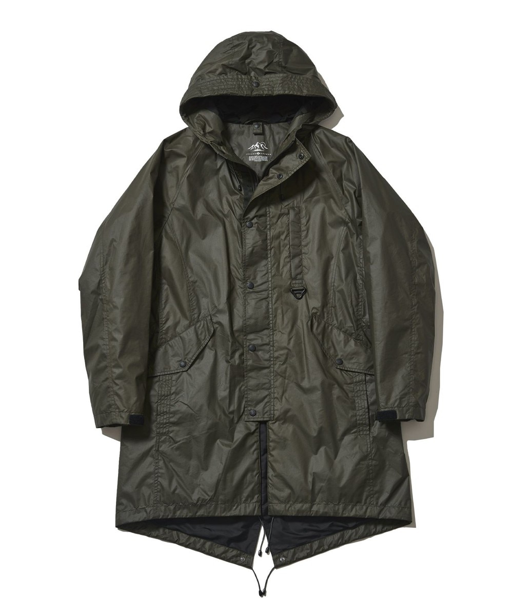 【オンワード】 JOSEPH ABBOUD>ジャケット/アウター 【JOSEPH ABBOUD MOUNTAIN/UNISEX】リサイクルナイロンリップ コート ブラック LL メンズ 【送料無料】