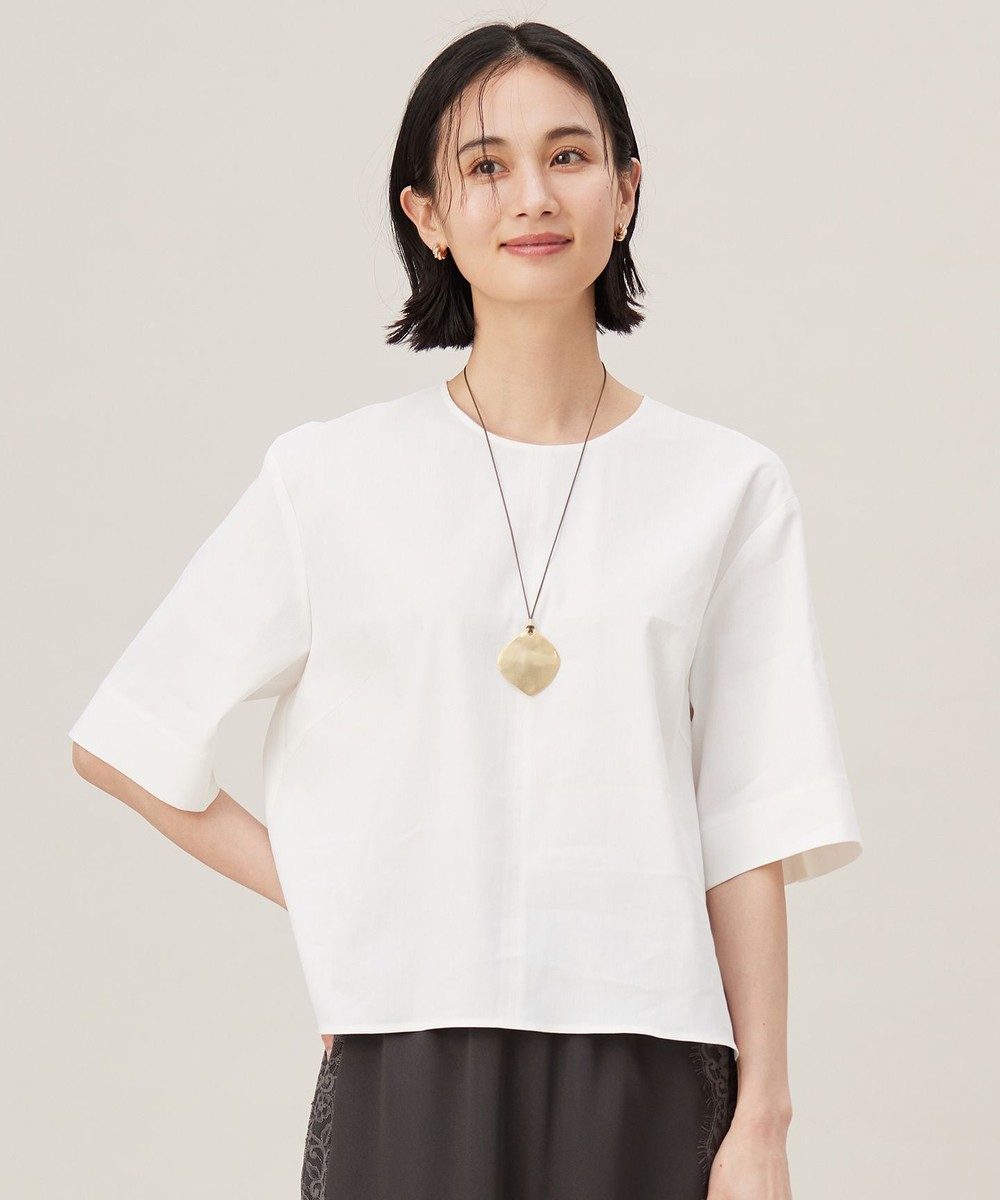 【オンワード】 自由区>トップス 【セットアップ対応・洗える】LIPストレッチプルオーバー ブラウス オフ 40 レディース 【オンワード】 自由区>トップス 【セットアップ対応・洗える】LIPストレッチプルオーバー ブラウス オフ 40 レディース