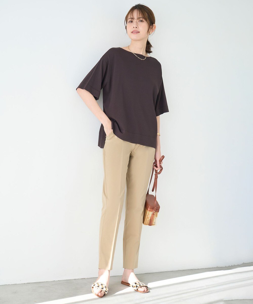 【オンワード】 UNFILO L(大きいサイズ)>パンツ 【接触冷感/UVケア/撥水】FINE MOVE テーパードパンツ ベージュ XXL レディース 【オンワード】 UNFILO L(大きいサイズ)>パンツ 【接触冷感/UVケア/撥水】FINE MOVE テーパードパンツ ベージュ XXL レディース