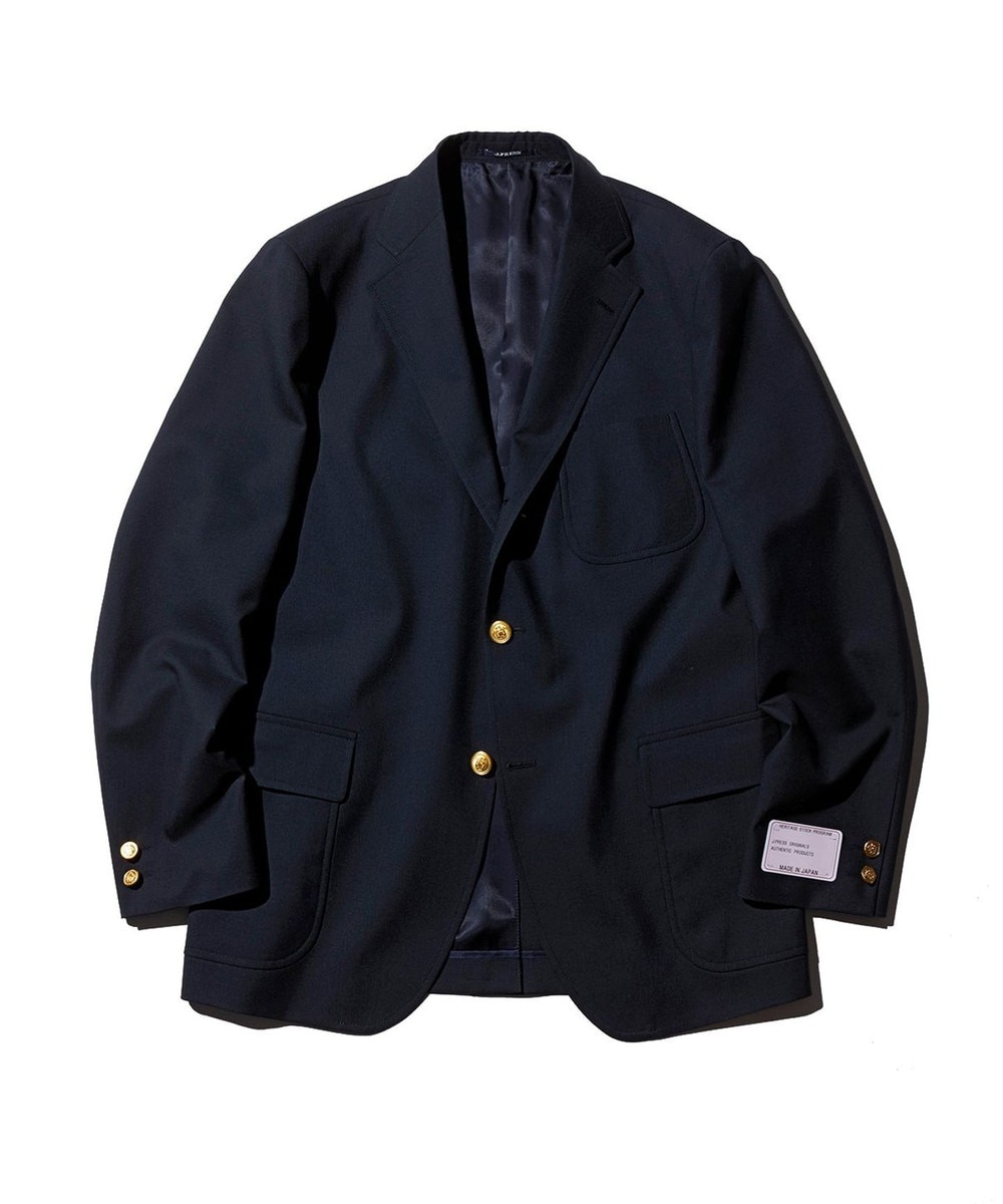 【オンワード】 J.PRESS MEN>ジャケット/アウター 【J.PRESS ORIGINALS】PEPPIN MERINO TOROPICAL 3B BLAZER / JAPAN MADE ネイビー 36 メンズ