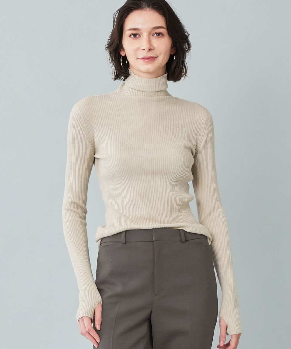 【オンワード】 BEIGE,>トップス CRUET / リブニット Chestnut 4 レディース 【送料無料】