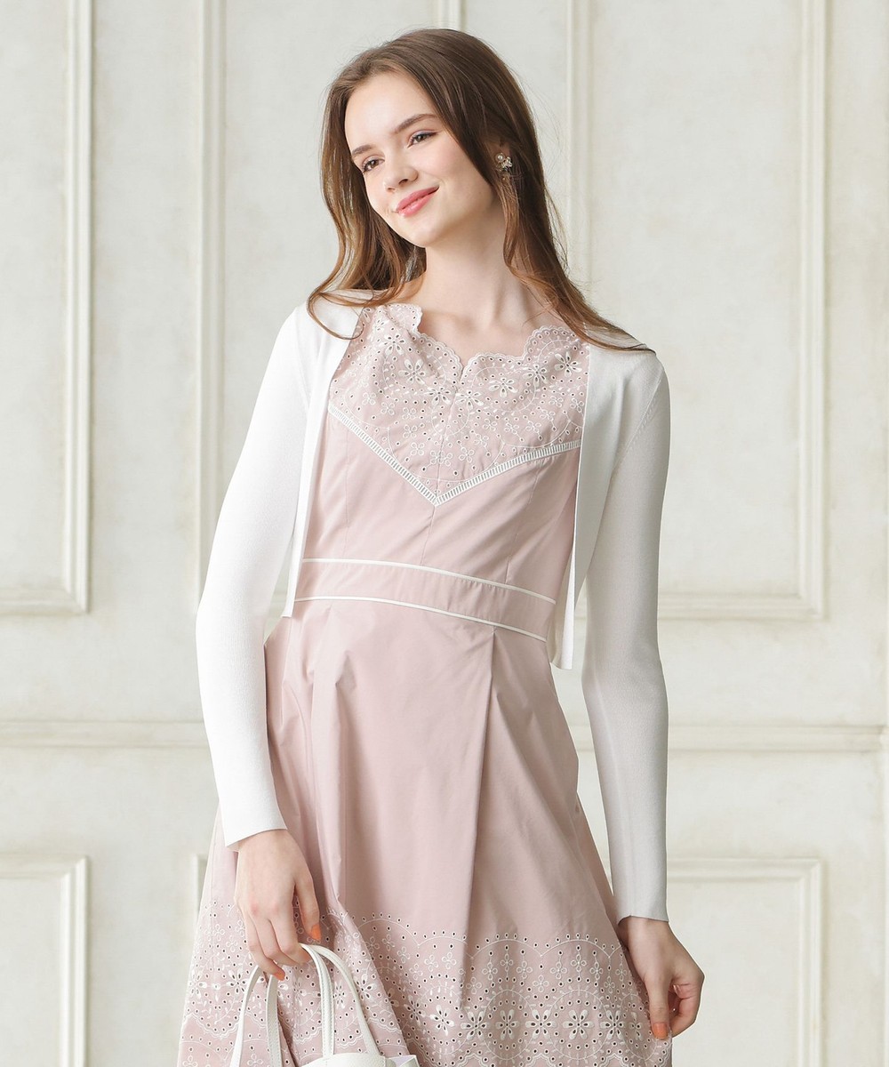 【オンワード】 TOCCA>トップス 【洗える!】SQUARE BOLERO ボレロ ピンク M レディース 【送料無料】