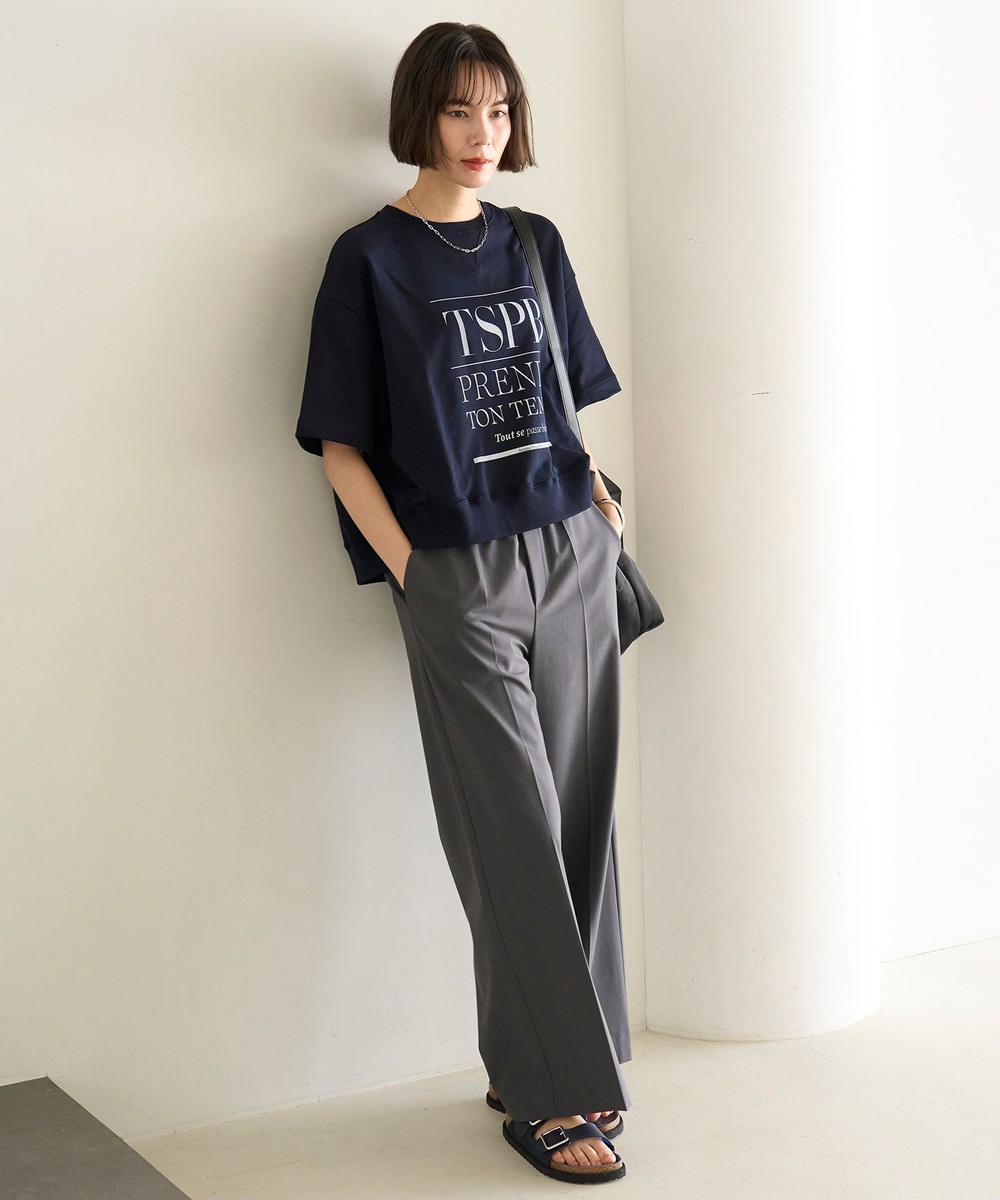 【オンワード】 UNFILO>パンツ 【新色追加/洗える】イージーワイドパンツ チャコール XS レディース 【オンワード】 UNFILO>パンツ 【新色追加/洗える】イージーワイドパンツ チャコール XS レディース