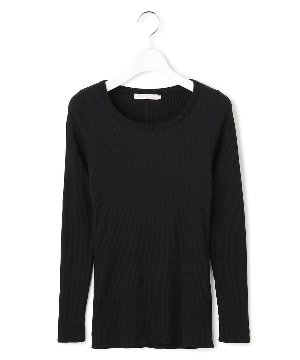 【オンワード】 ICB>トップス 【洗える】 4×2リブ プルオーバー ブラック M レディース 【オンワード】 ICB>トップス 【洗える】 4×2リブ プルオーバー ブラック M レディース