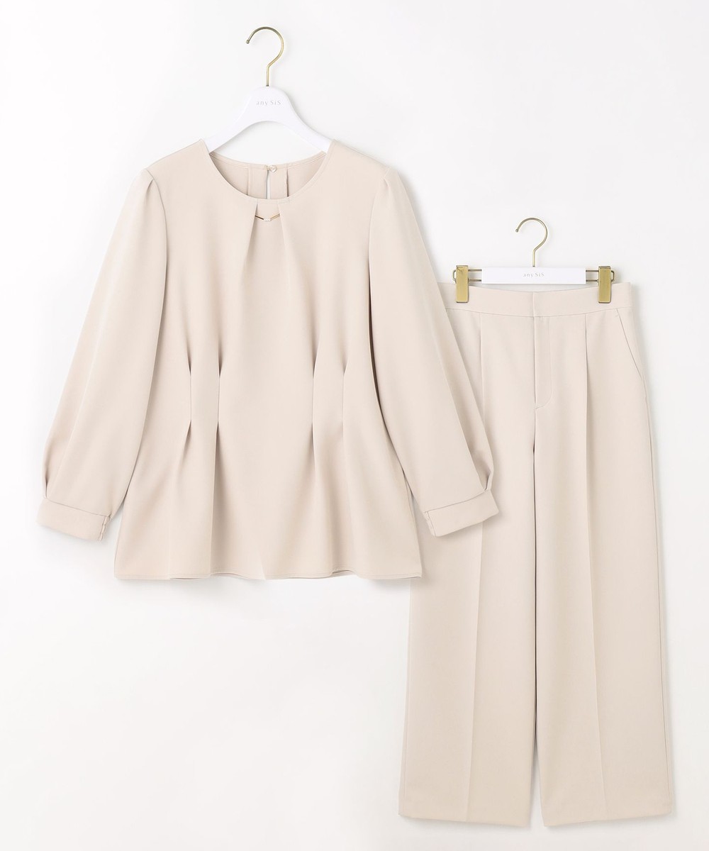 【オンワード】 ANY SIS>ワンピース 【優木まおみさんコラボ】秒映えセレモニー セットアップ ライトベージュ 1 レディース 【オンワード】 ANY SIS>ワンピース 【優木まおみさんコラボ】秒映えセレモニー セットアップ ライトベージュ 1 レディース