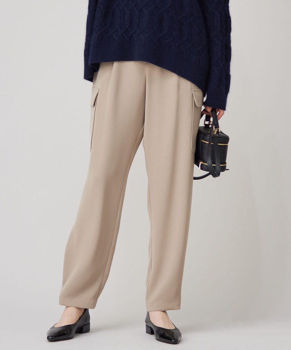 【オンワード】 自由区>パンツ 【洗える】ダブルクロスカーゴ パンツ モカ 40 レディース 【オンワード】 自由区>パンツ 【洗える】ダブルクロスカーゴ パンツ モカ 40 レディース