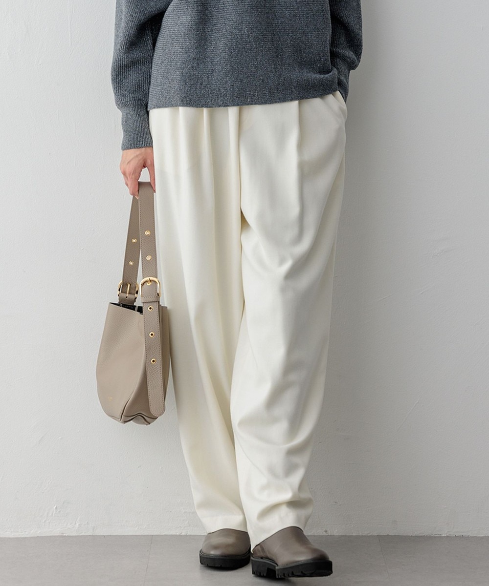 【オンワード】 23区>パンツ ナチュラルストレッチサキソニー バレル パンツ アイボリー 40 レディース 【オンワード】 23区>パンツ ナチュラルストレッチサキソニー バレル パンツ アイボリー 40 レディース