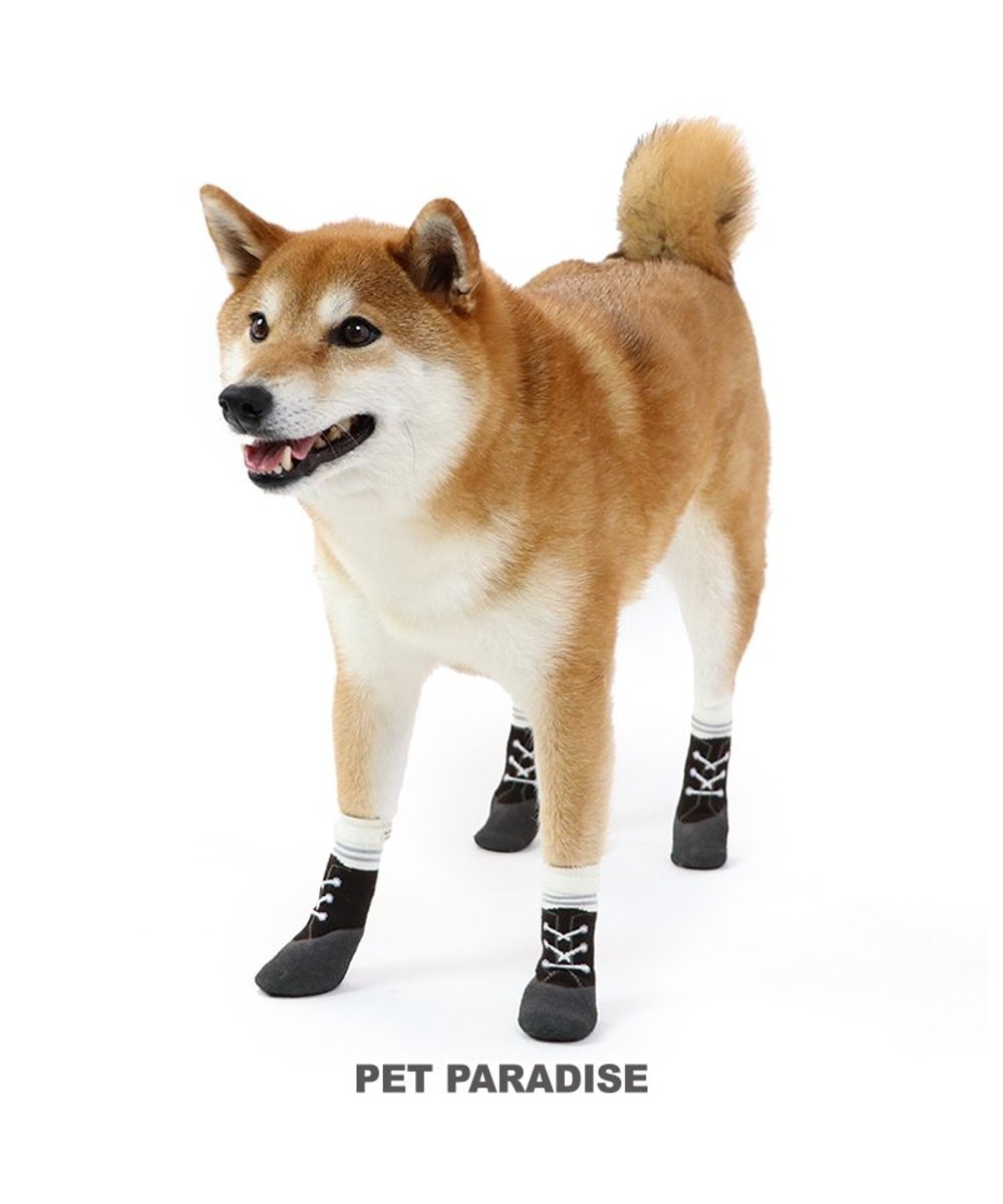 PET PARADISE>ペットグッズ 犬 靴 靴下 フィットシューズ 【SM】 グリーン ブラウン ブラウン ＳＭ
