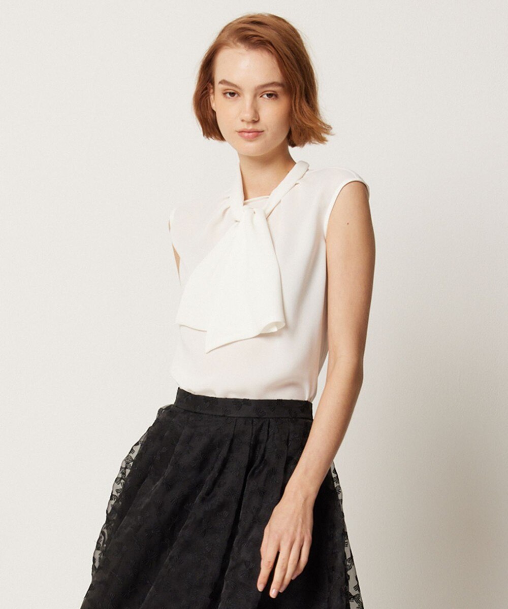 【オンワード】 TOCCA>トップス 【消臭・洗える】PROMIS RIBBON WISH ブラウス オフ 4 レディース 【オンワード】 TOCCA>トップス 【消臭・洗える】PROMIS RIBBON WISH ブラウス オフ 4 レディース