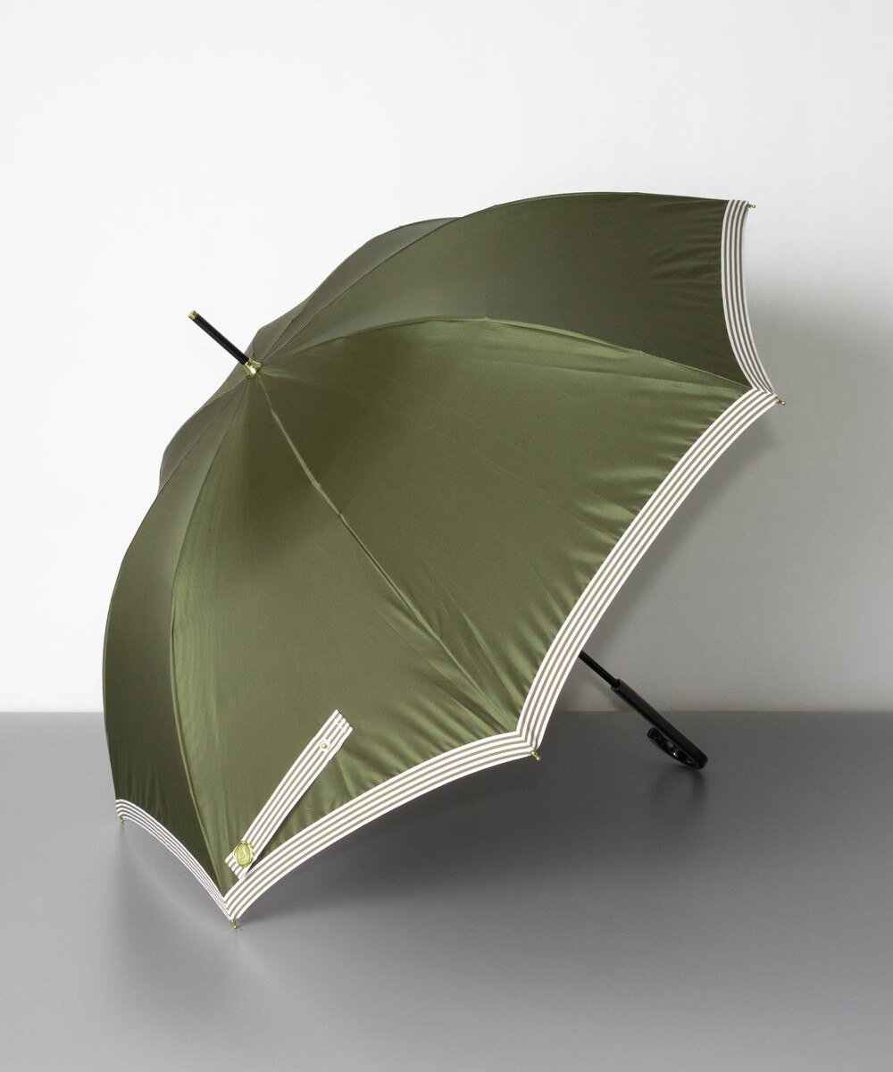 【オンワード】 AURORA>ファッション雑貨 Beaurance（ビューランス）グログランリボン雨傘（長傘） カーキ FREE レディース 【送料当社負担】