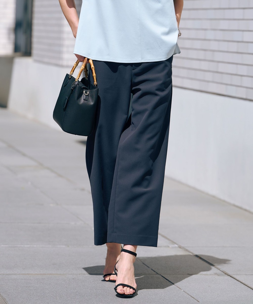 【オンワード】 J.PRESS LADIES>パンツ 【洗える】Crispyツイル ストレート パンツ ブラック 11 レディース 【オンワード】 J.PRESS LADIES>パンツ 【洗える】Crispyツイル ストレート パンツ ブラック 11 レディース