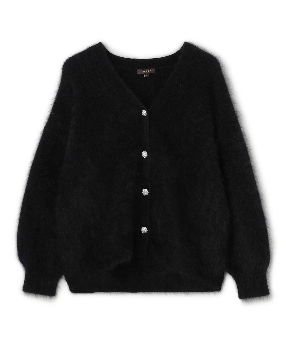【オンワード】 TOCCA>トップス 【洗える】CANDY FLOSS KNIT カーディガン ブラック F レディース
