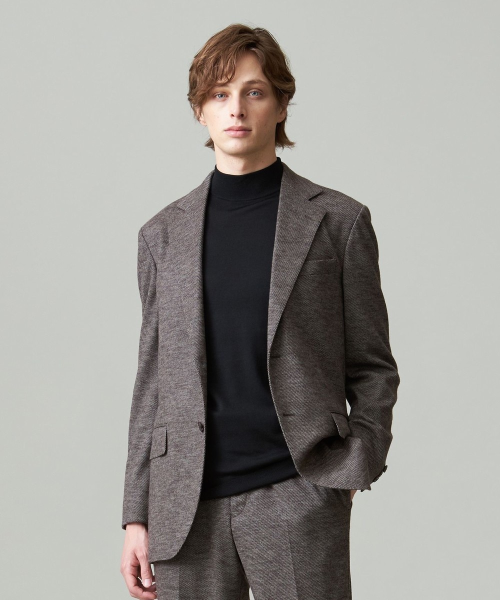 【オンワード】 J.PRESS MEN>ジャケット/アウター 【セットアップ対応】SOFAニット ハイグレードジャージ ジャケット ブラウン BL メンズ 【オンワード】 J.PRESS MEN>ジャケット/アウター 【セットアップ対応】SOFAニット ハイグレードジャージ ジャケット ブラウン BL メンズ