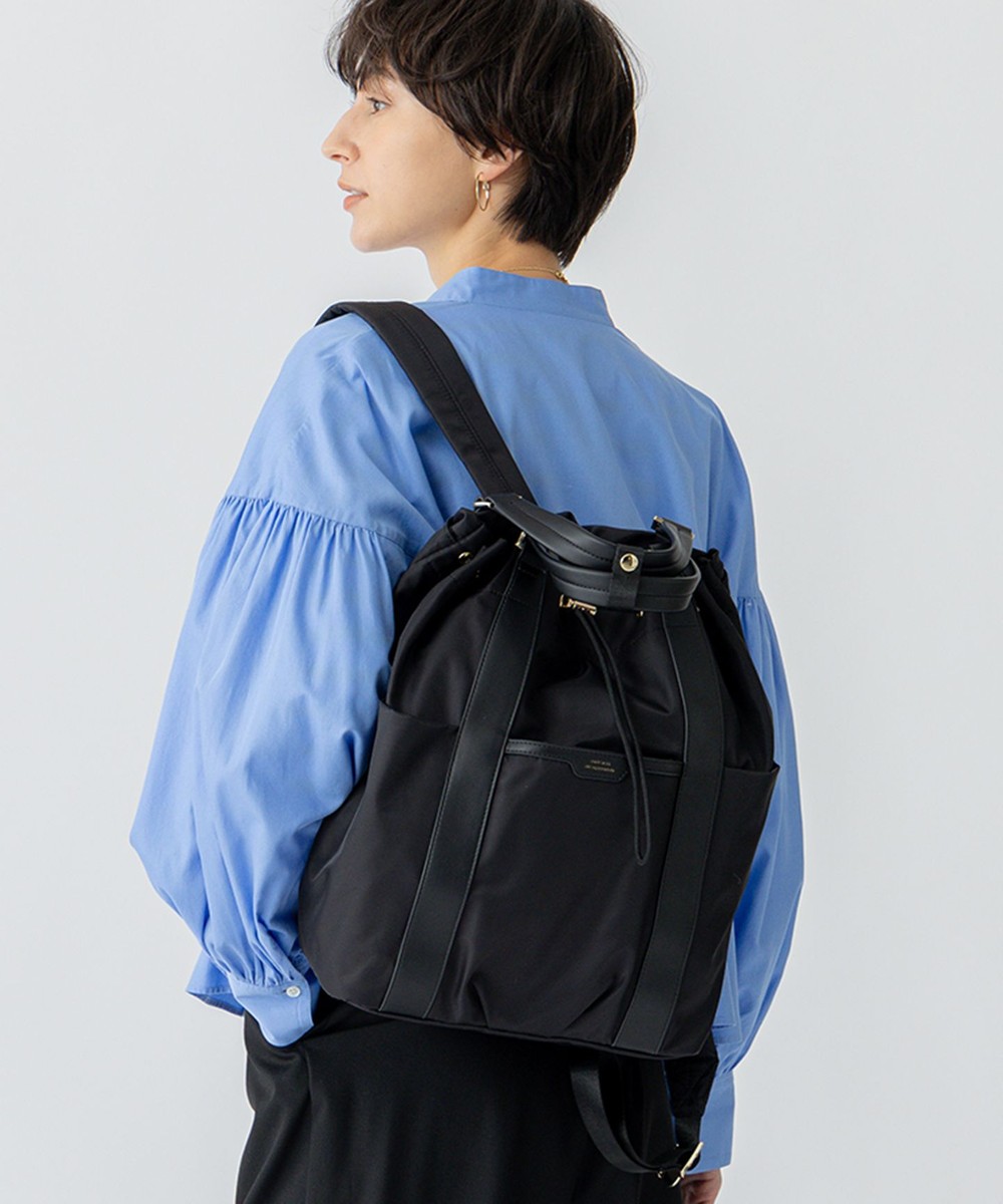 【オンワード】 23区>バッグ 【撥水加工】2WAY ナイロン リュック ブラック F レディース 【オンワード】 23区>バッグ 【撥水加工】2WAY ナイロン リュック ブラック F レディース