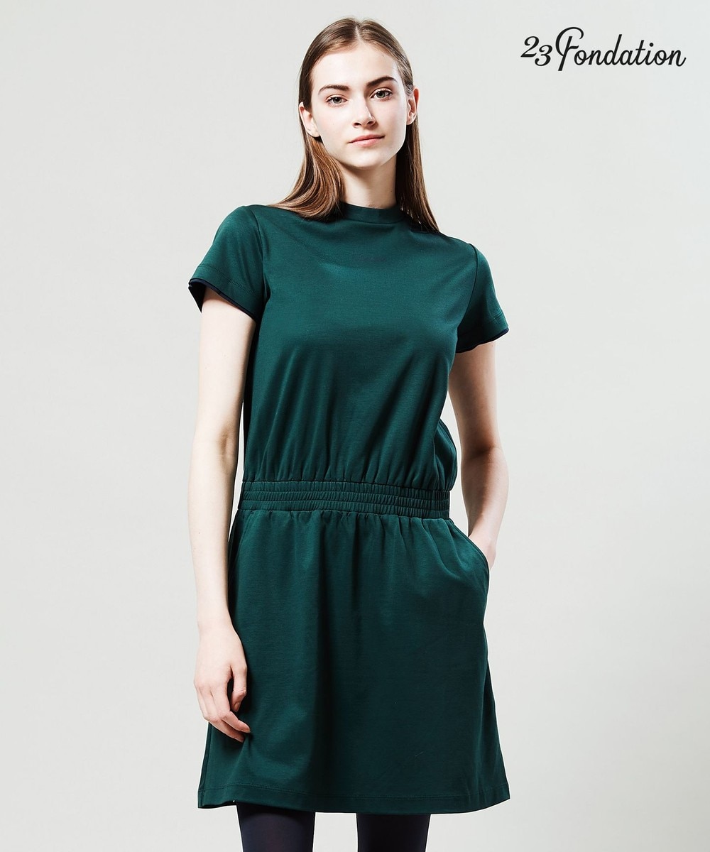 【オンワード】 23区GOLF>ワンピース 【WOMEN】【23Fondation/WEB & 一部店舗限定】ワンピース ネイビー SM レディース 【送料無料】