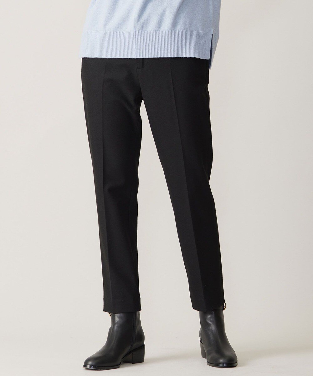 【オンワード】 J.PRESS LADIES>パンツ 【洗える】チェルビック テーパード パンツ ブラック 9 レディース 【オンワード】 J.PRESS LADIES>パンツ 【洗える】チェルビック テーパード パンツ ブラック 9 レディース