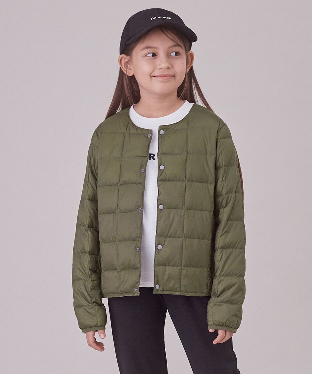 【オンワード】 UNFILO>ジャケット/アウター 【UNFILO KIDS】TAION クルージャケット(UNISEX) ダークオリーブ 120 キッズ