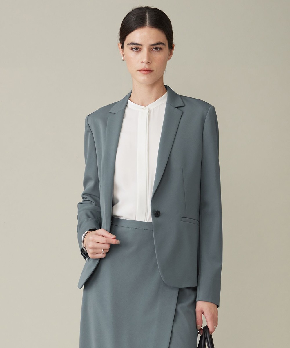 【オンワード】 ICB>ジャケット/アウター 【新色追加・防シワ・速乾・洗える】Fied テーラードジャケット ブルーグレー 00 レディース 【オンワード】 ICB>ジャケット/アウター 【新色追加・防シワ・速乾・洗える】Fied テーラードジャケット ブルーグレー 00 レディース