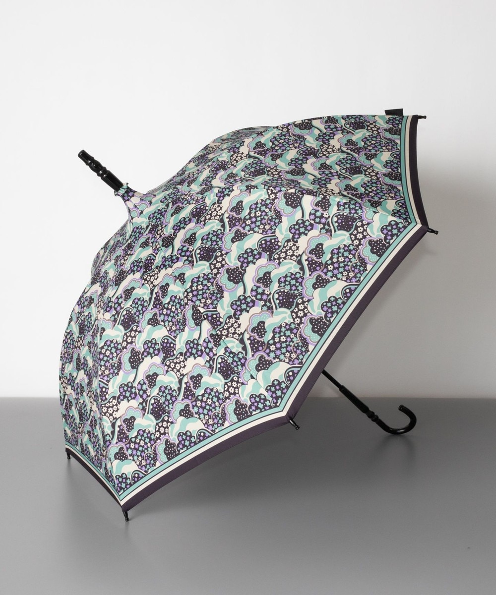 ＜オンワード＞AURORA>ファッション雑貨 ANNA SUI（アナ スイ）パコダスタイル雨傘（長傘） グリーン FREE レディース 【送料無料】