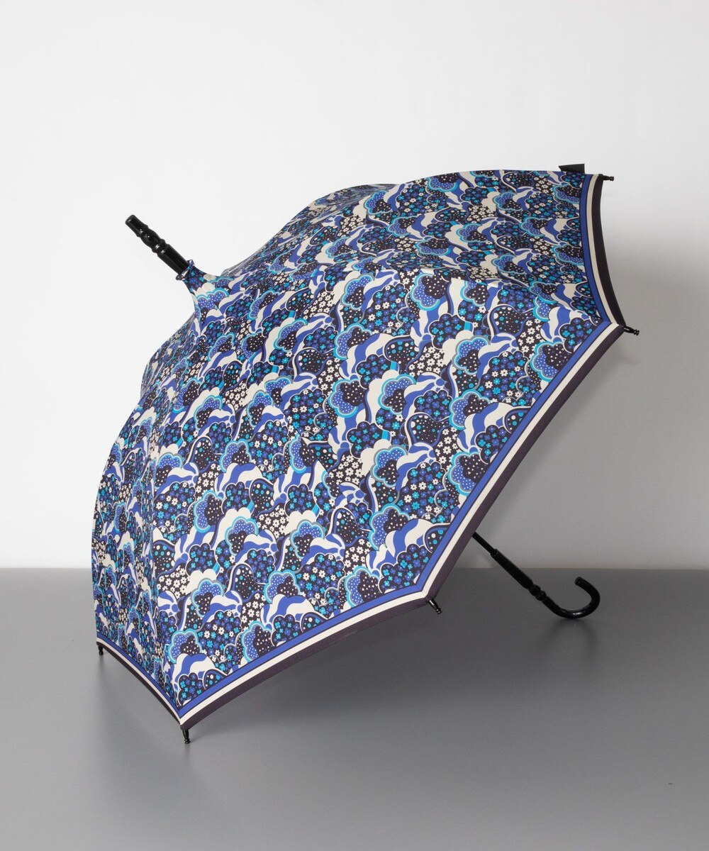 ＜オンワード＞AURORA>ファッション雑貨 ANNA SUI（アナ スイ）パコダスタイル雨傘（長傘） ブルー FREE レディース 【送料無料】