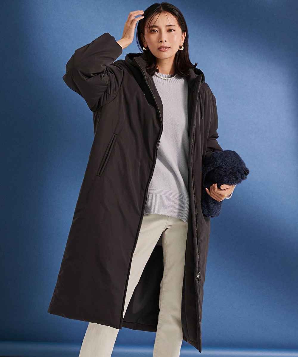 【オンワード】 23区>ジャケット/アウター 中綿ノンステッチロング アウター ライトベージュ 38 レディース 【送料無料】