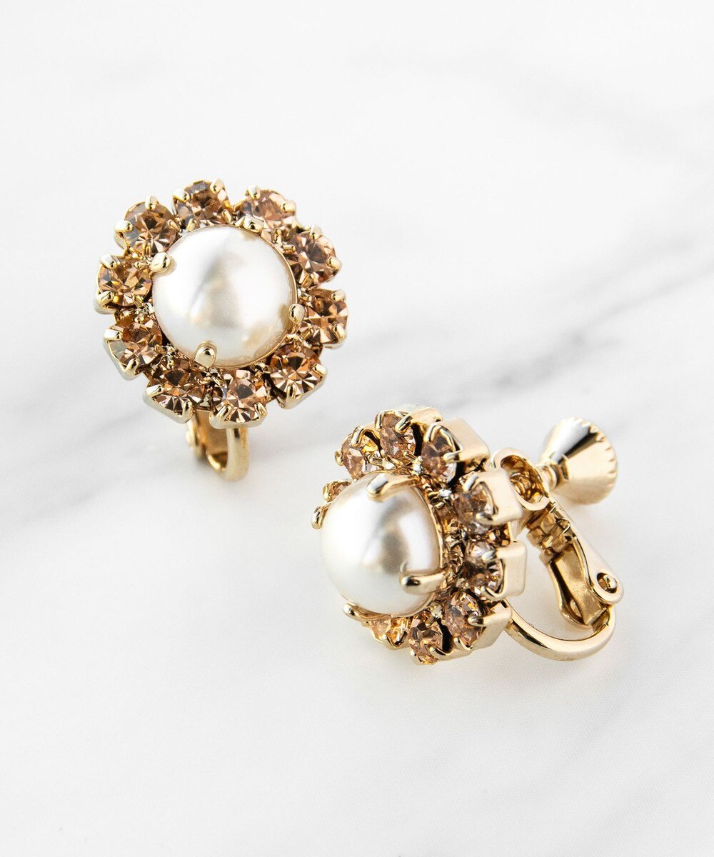 【オンワード】 TOCCA>アクセサリー COLOR PEARL EARRINGS イヤリング スモーキー F レディース