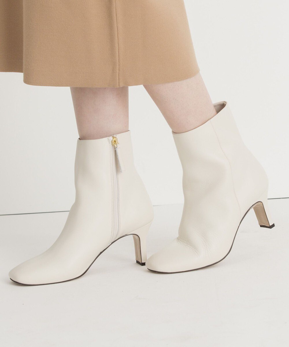 【オンワード】 23区>シューズ レザーショート ブーツ(番号2G58) ブラウン 24.5 レディース 【送料無料】