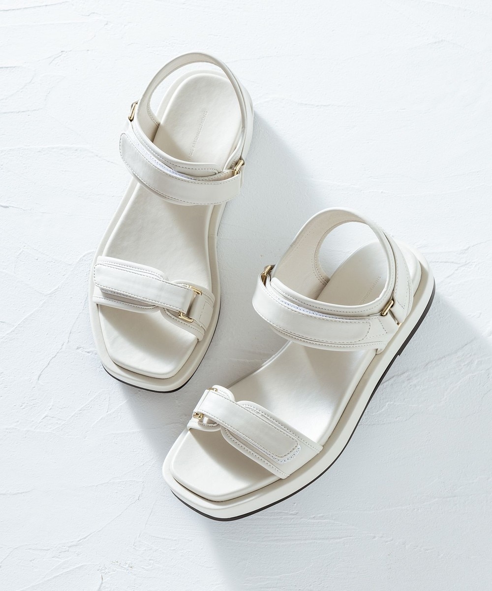 【オンワード】 23区>シューズ 【Oggi4月号掲載】スポーツ サンダル アイボリー 24H レディース 【オンワード】 23区>シューズ 【Oggi4月号掲載】スポーツ サンダル アイボリー 24H レディース