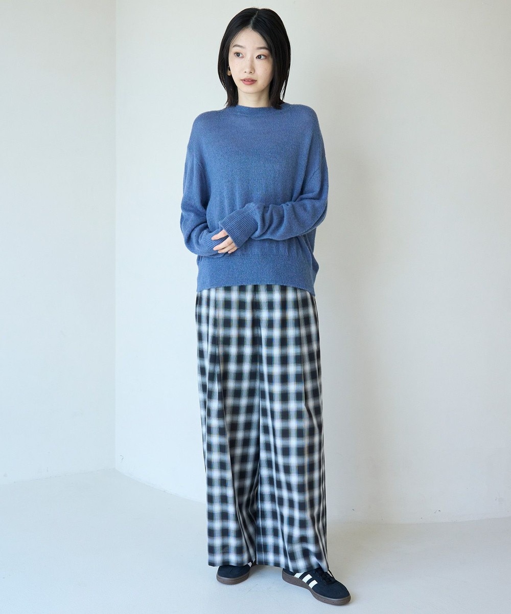 【オンワード】 UNFILO L(大きいサイズ)>パンツ シアー オンブレーチェック ワイドパンツ チェック XL レディース 【オンワード】 UNFILO L(大きいサイズ)>パンツ シアー オンブレーチェック ワイドパンツ チェック XL レディース