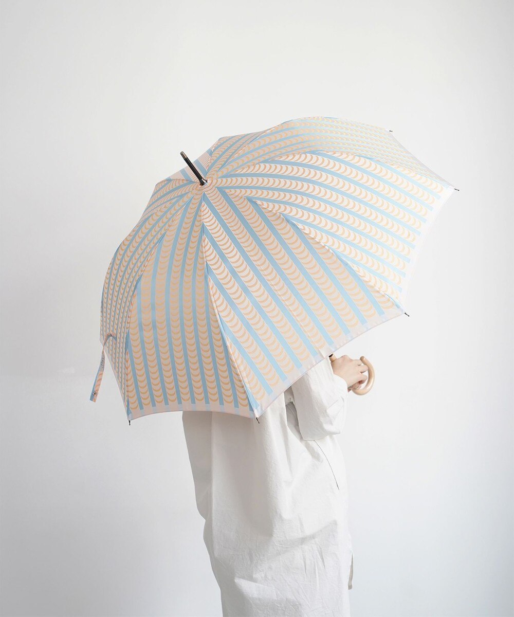 50%OFF！＜オンワード＞AURORA>ファッション雑貨 Beaurance（ビューランス）モノグラムプリント雨傘（長傘） ミディアムグレー FREE レディース 【送料無料】