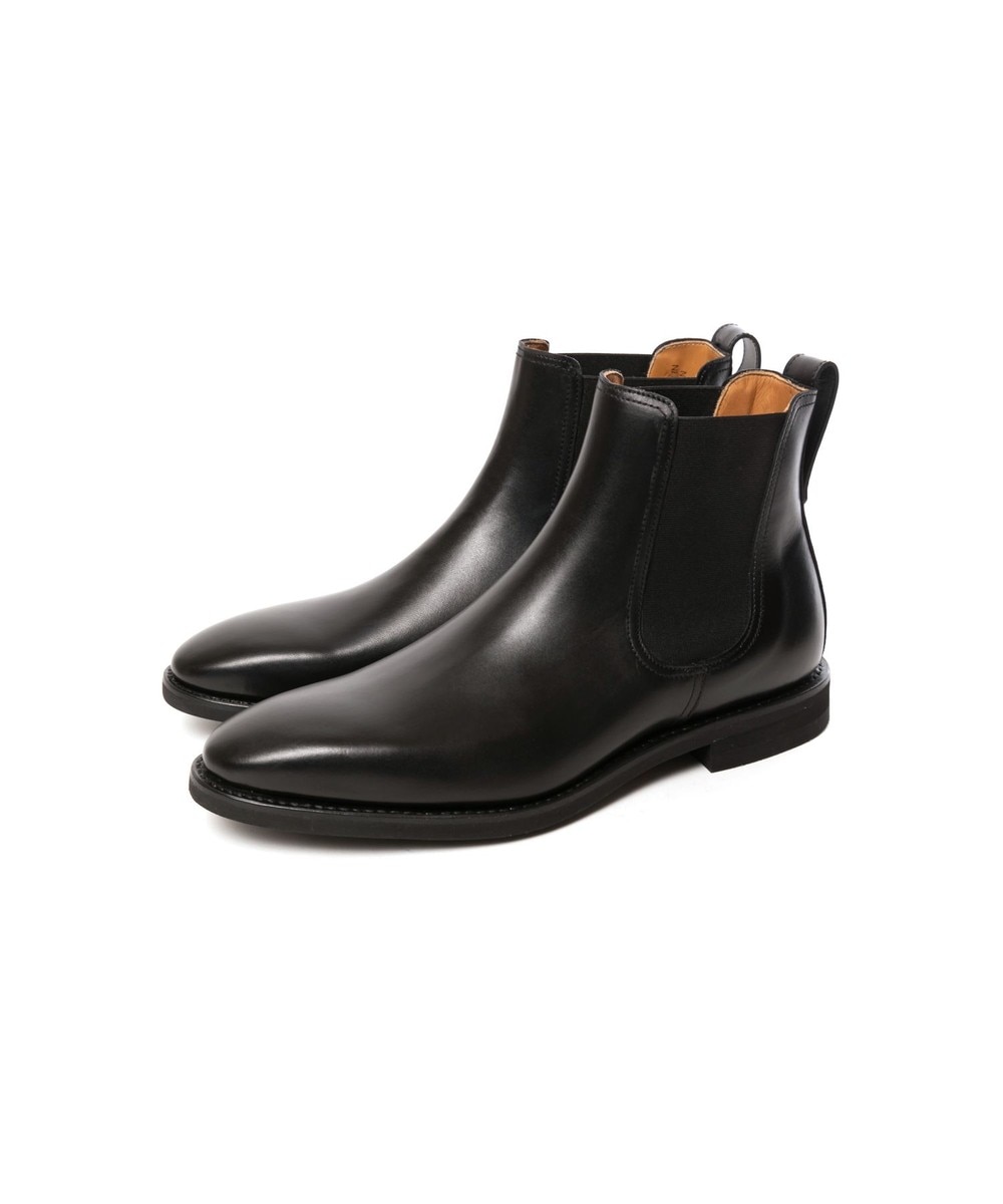 【オンワード】 Berwick>シューズ 【軽量】スタイリッシュなフォルムで軽量なサイドゴアブーツ ブラック UK8 メンズ 【送料無料】