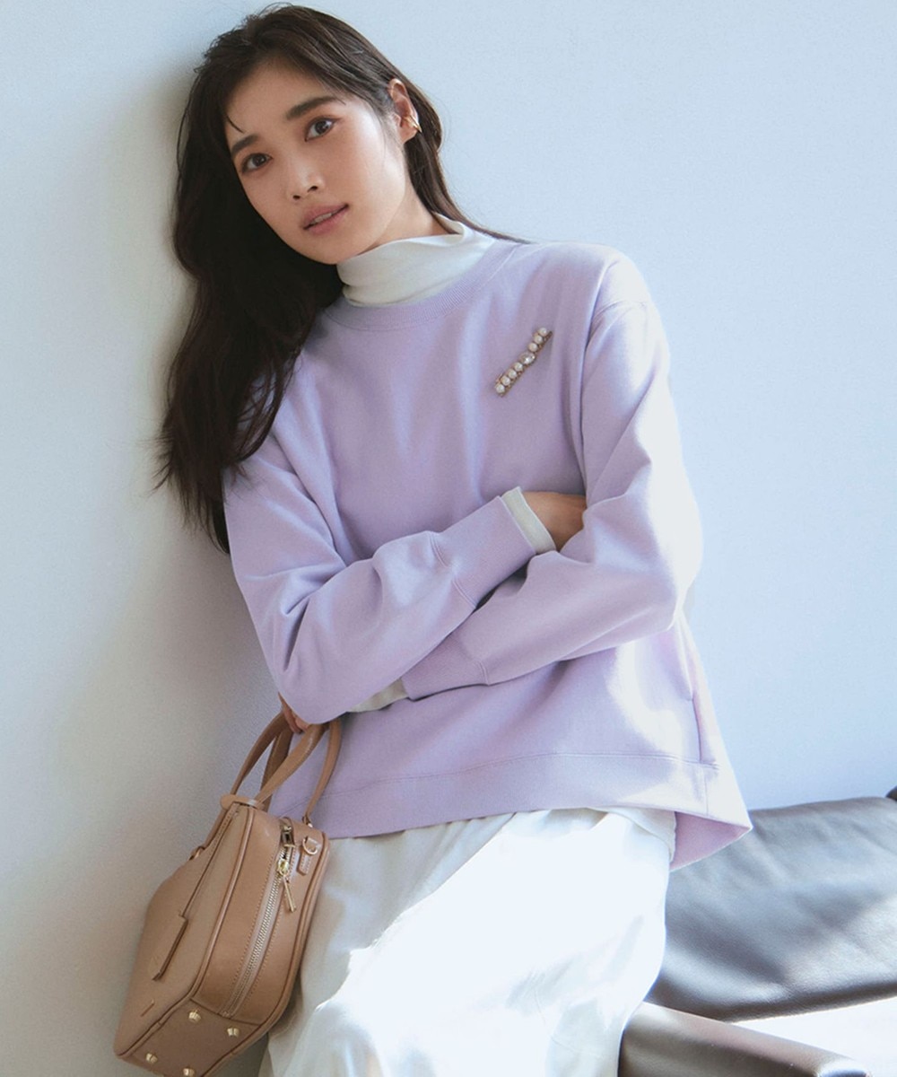 【オンワード】 23区 S(小さいサイズ)>トップス 【WEB & 一部店舗限定カラーあり/Oggi2月号掲載】カラー スウェット アメジスト(2月) 32 レディース 【オンワード】 23区 S(小さいサイズ)>トップス 【WEB & 一部店舗限定カラーあり/Oggi2月号掲載】カラー スウェット アメジスト(2月) 32 レディース