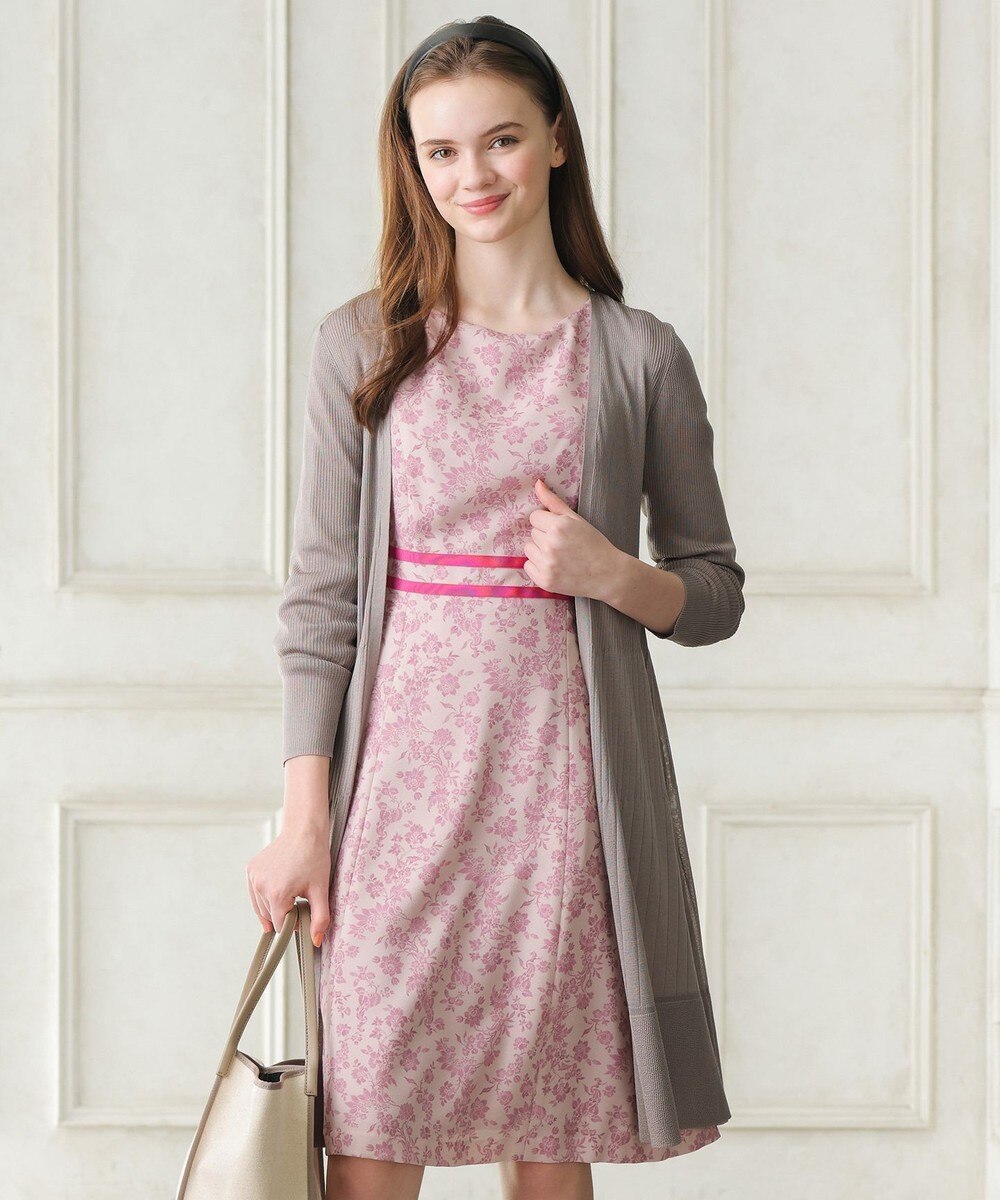 【オンワード】 TOCCA>トップス 【洗える!】LONG AJISAI ロングカーディガン チェリーピンク F レディース 【送料無料】