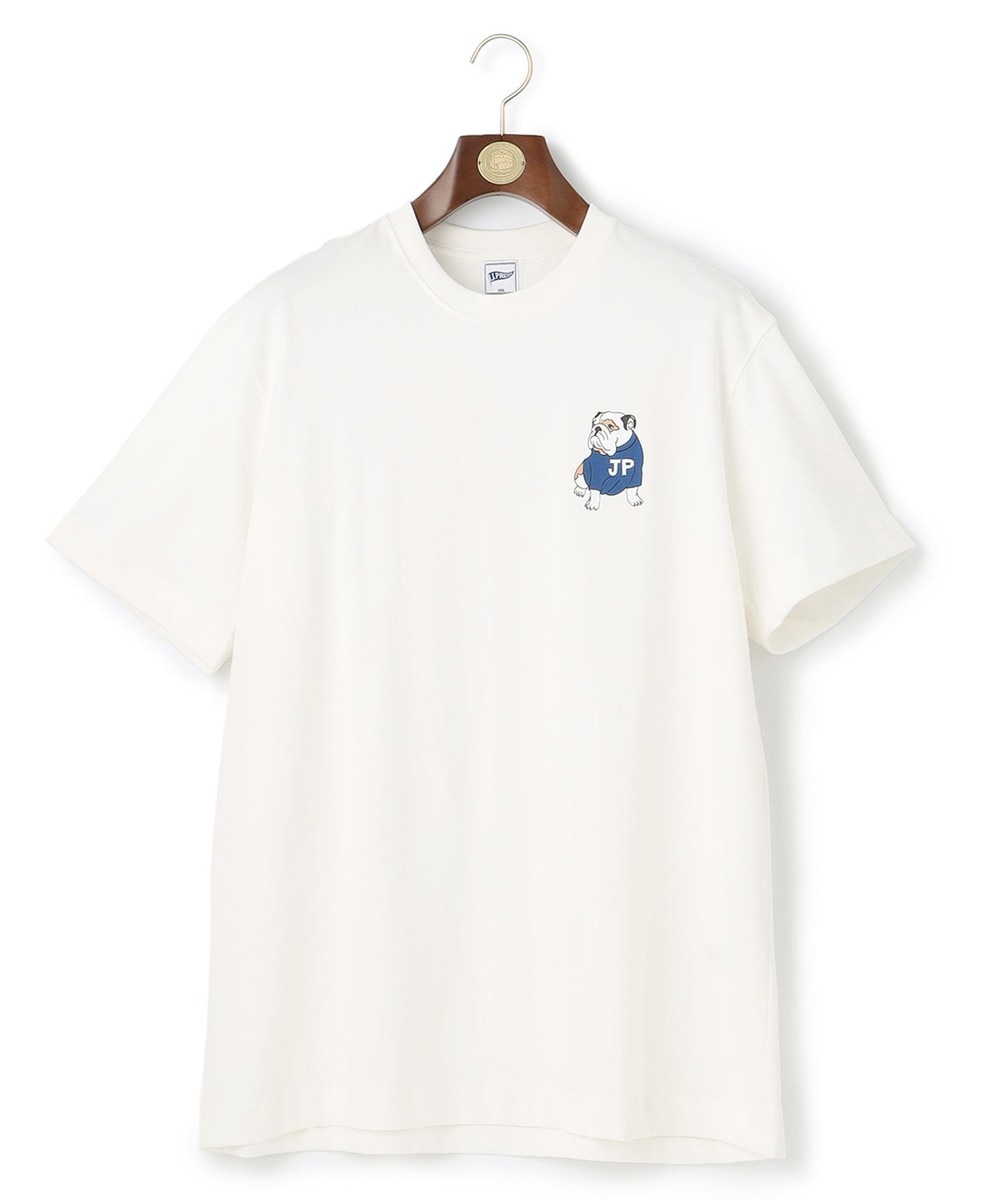 ＜オンワード＞J.PRESS MEN>トップス 【Pennant Label】T-Shirt / Bulldog ホワイト S メンズ 【送料無料】