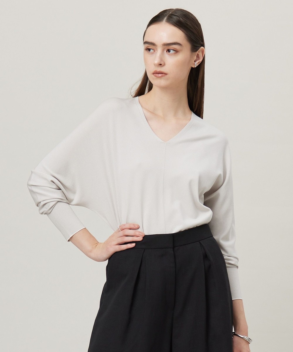 【オンワード】 ICB>トップス 【洗える】シンセティックハイゲージ Vネックニット トープ XS レディース 【オンワード】 ICB>トップス 【洗える】シンセティックハイゲージ Vネックニット トープ XS レディース