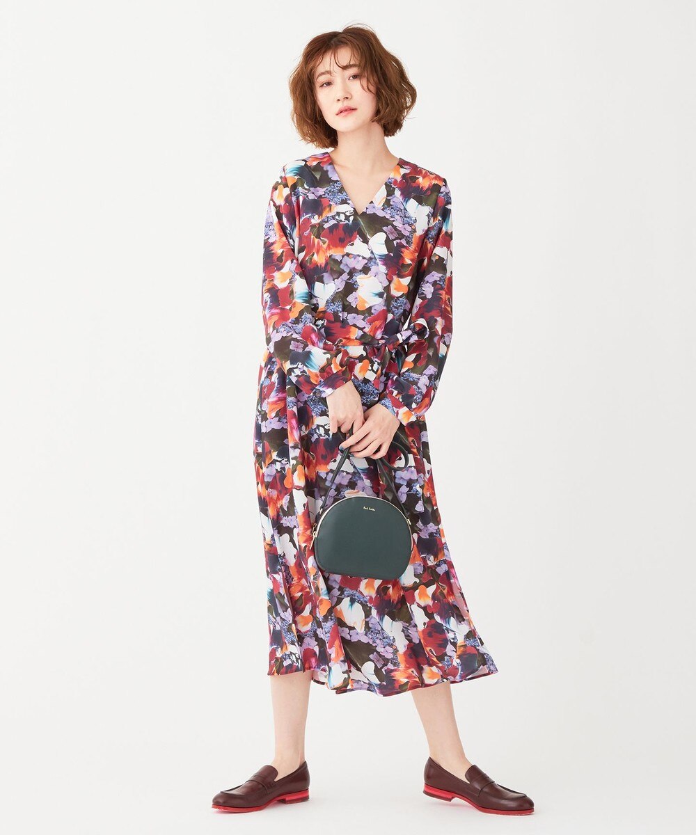 人気ショップが最安値挑戦 ポールスミス Paul Smith レディース ワンピース ラップドレス ワンピース ドレス Rain Wrap Dress Green 残りわずか Ieem In