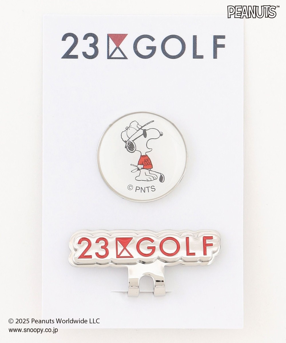 【オンワード】 23区GOLF>雑貨/ホビー/スポーツ 【UNISEX】『PEANUTS』コラボ マーカー JOE COOLのクールなイラスト レッド F レディース 【オンワード】 23区GOLF>雑貨/ホビー/スポーツ 【UNISEX】『PEANUTS』コラボ マーカー JOE COOLのクールなイラスト レッド F レディース