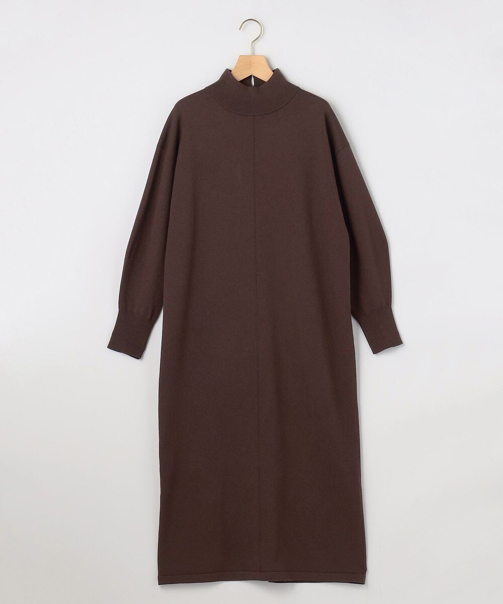 【オンワード】 組曲>ワンピース スムースストレッチニット ワンピース ダークブラウン 2 レディース