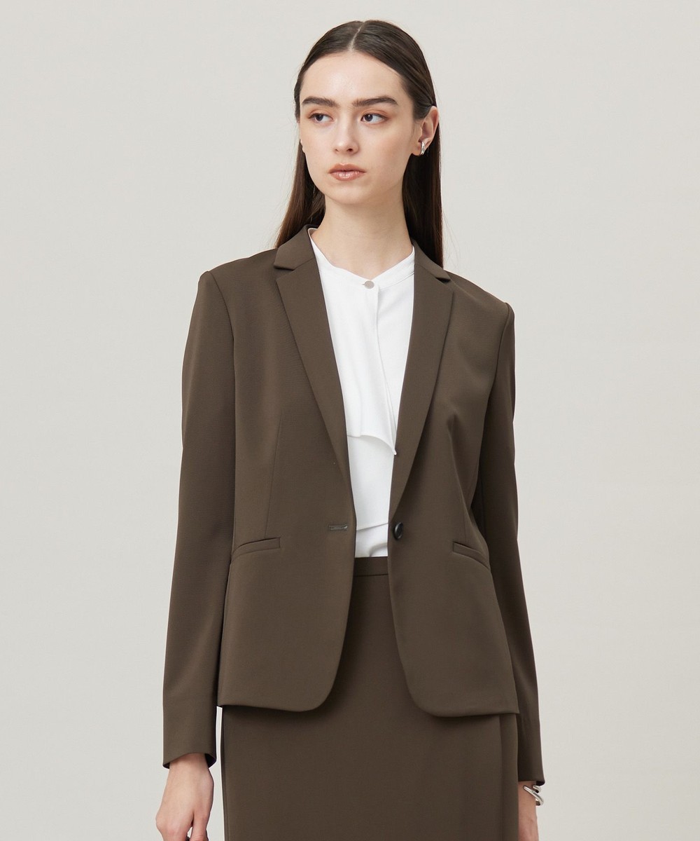 【オンワード】 ICB L(大きいサイズ)>ジャケット/アウター 【新色追加・防シワ・速乾・洗える】Fied テーラードジャケット カーキ 46 レディース 【オンワード】 ICB L(大きいサイズ)>ジャケット/アウター 【新色追加・防シワ・速乾・洗える】Fied テーラードジャケット カーキ 46 レディース
